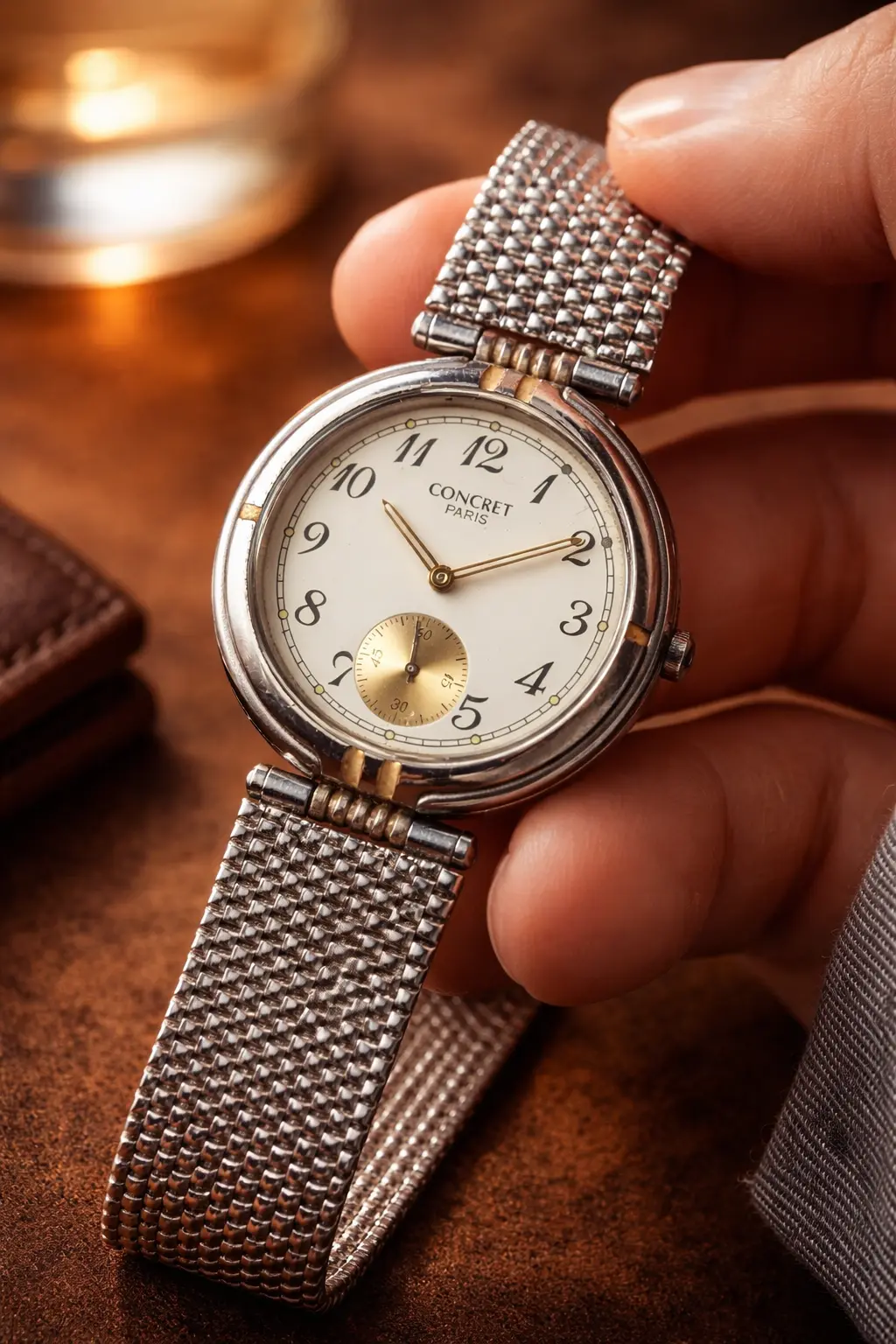 Vintage Concret Paris Watch – Timeless French Elegance | Rare 33mm Classic Timepiece