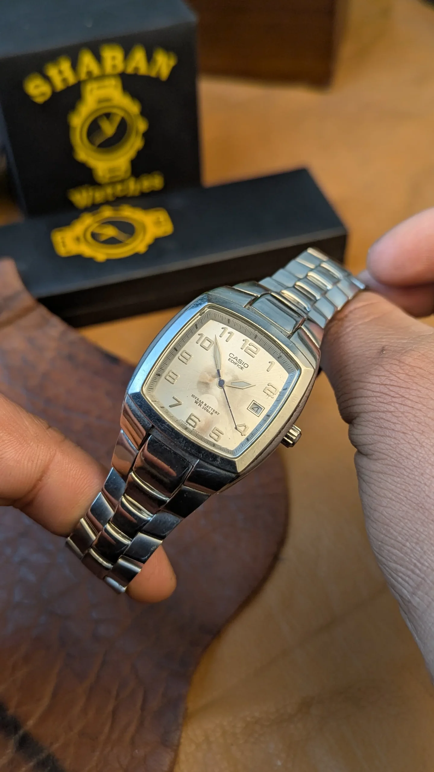 Casio Edifice EF-119 Stainless Steel 10BAR Quartz Watch
