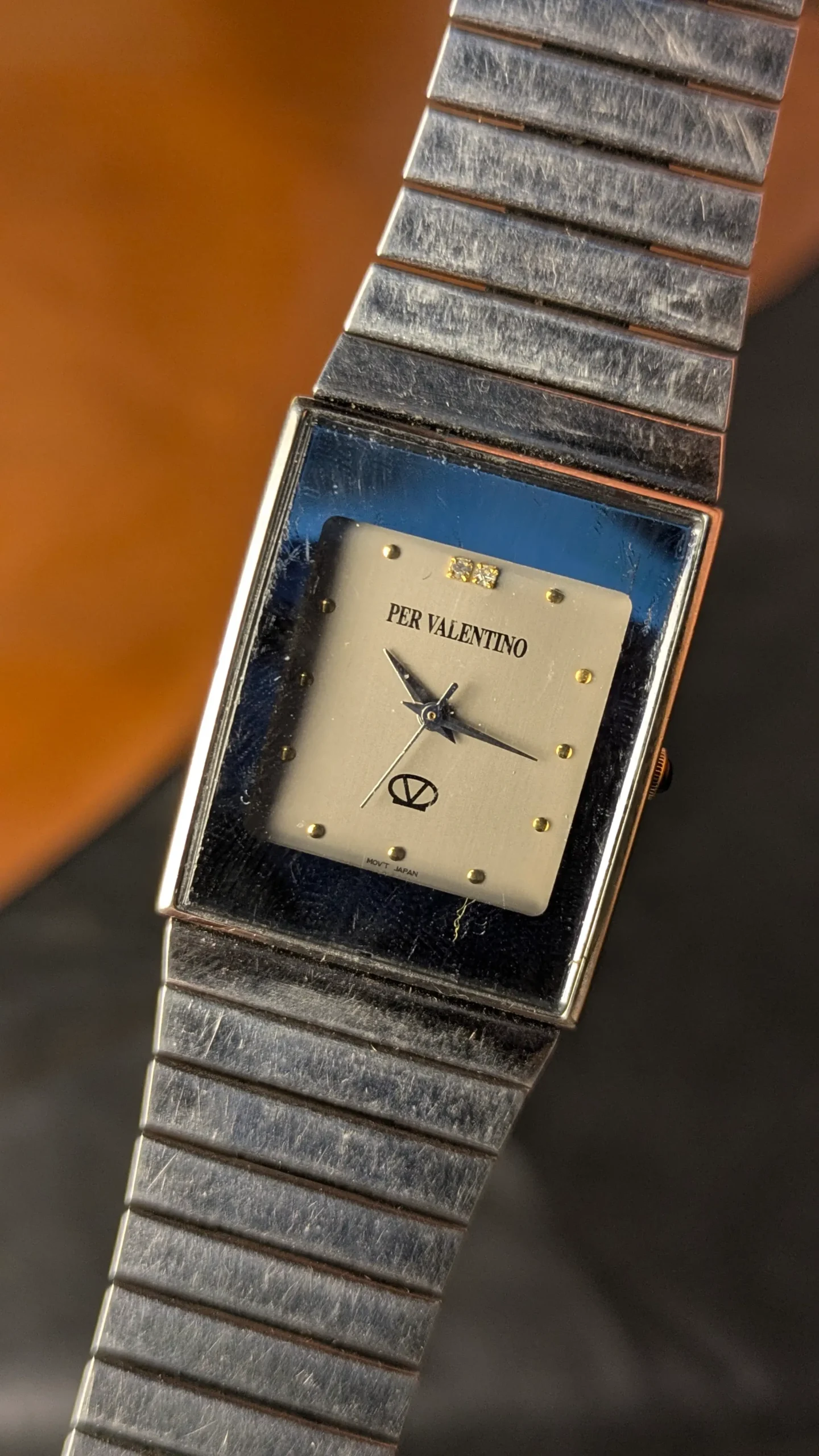 Per Valentino Vintage Ladies Watch PV-7001 Steel Bracelet