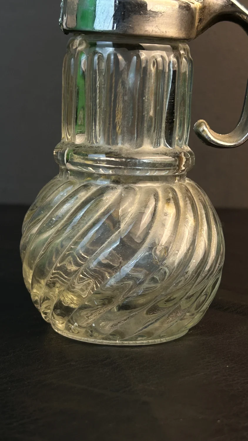 Vintage Glass Citrus Juice Dispenser