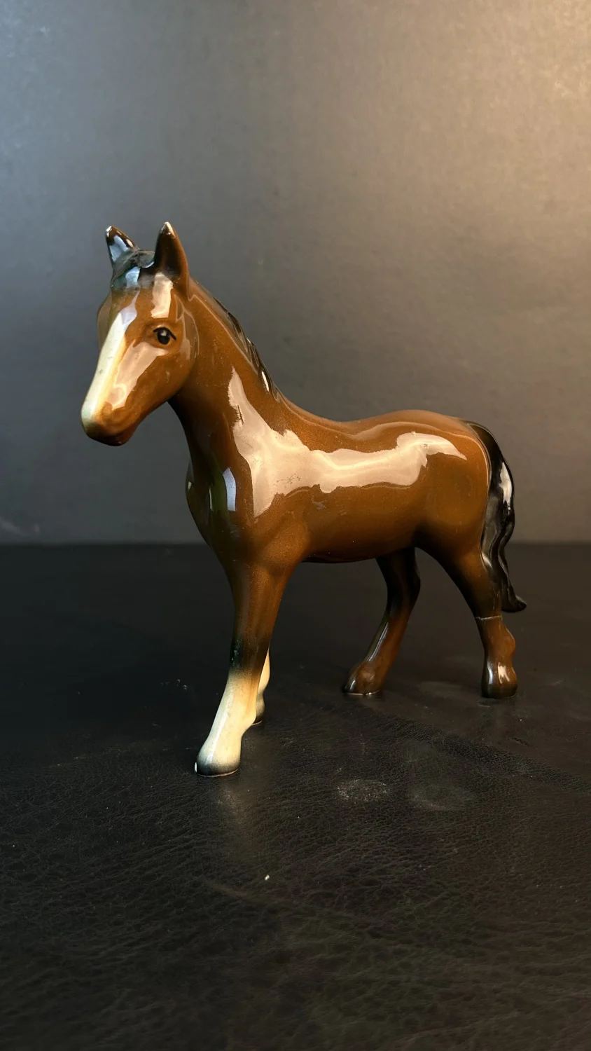 Vintage Ceramic Horse Figurine Set