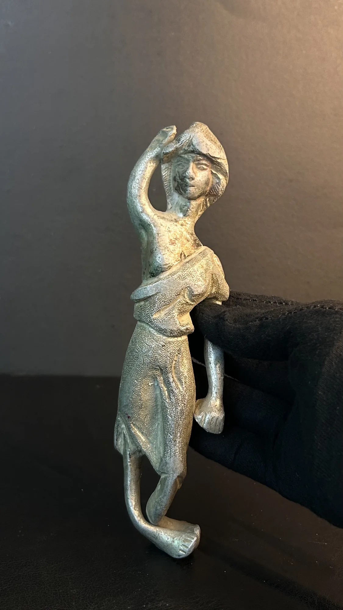 Metal Human Figurine Sculpture