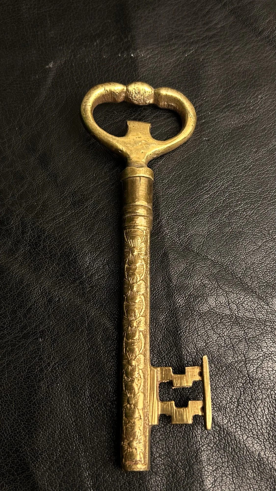 Vintage Brass Key Shaped Bottle Opener