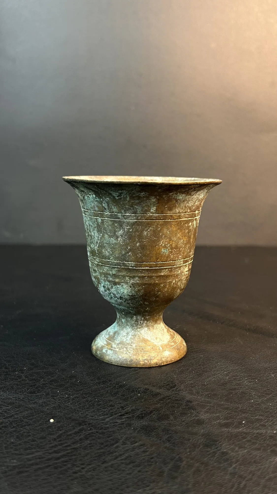 Vintage Metal Chalice or Goblet