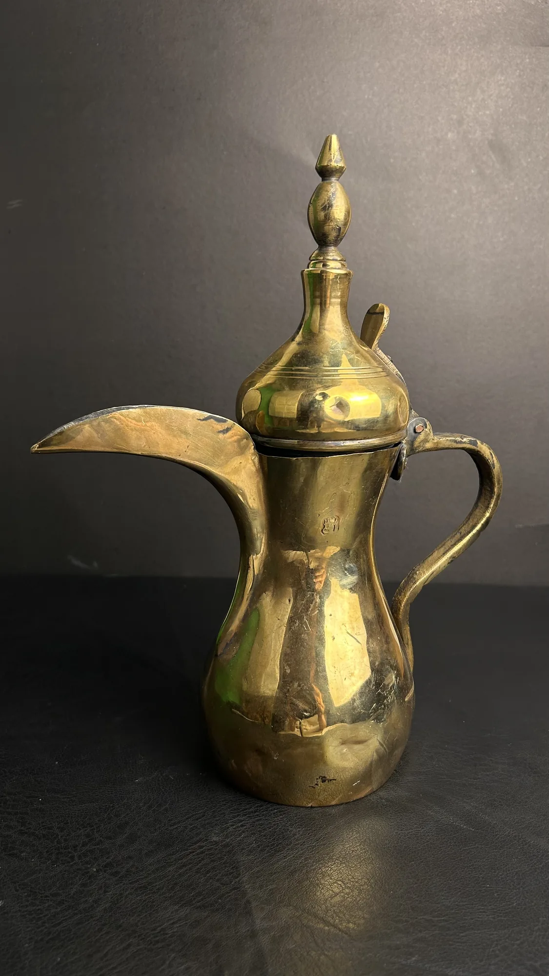 Traditional Brass Coffee Pot Dallah