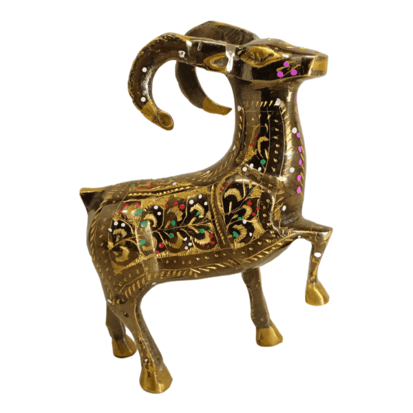 Markhor Brass Vintage Decoration Piece