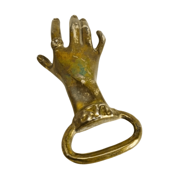 Brass Hand Bottle Opener