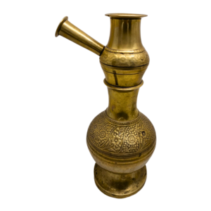 vintage brass hookah