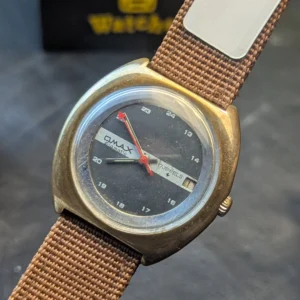 Omax automatic railway watch