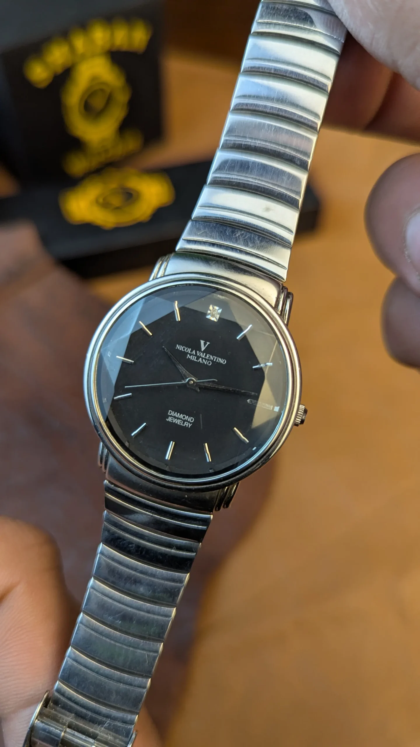 Nicola Valentino Milano Diamond Jewelry Watch