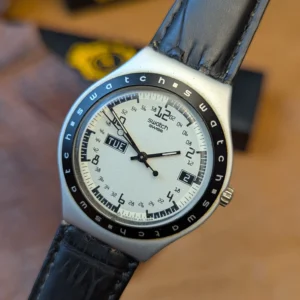 Vintage Swatch day date wristwatch