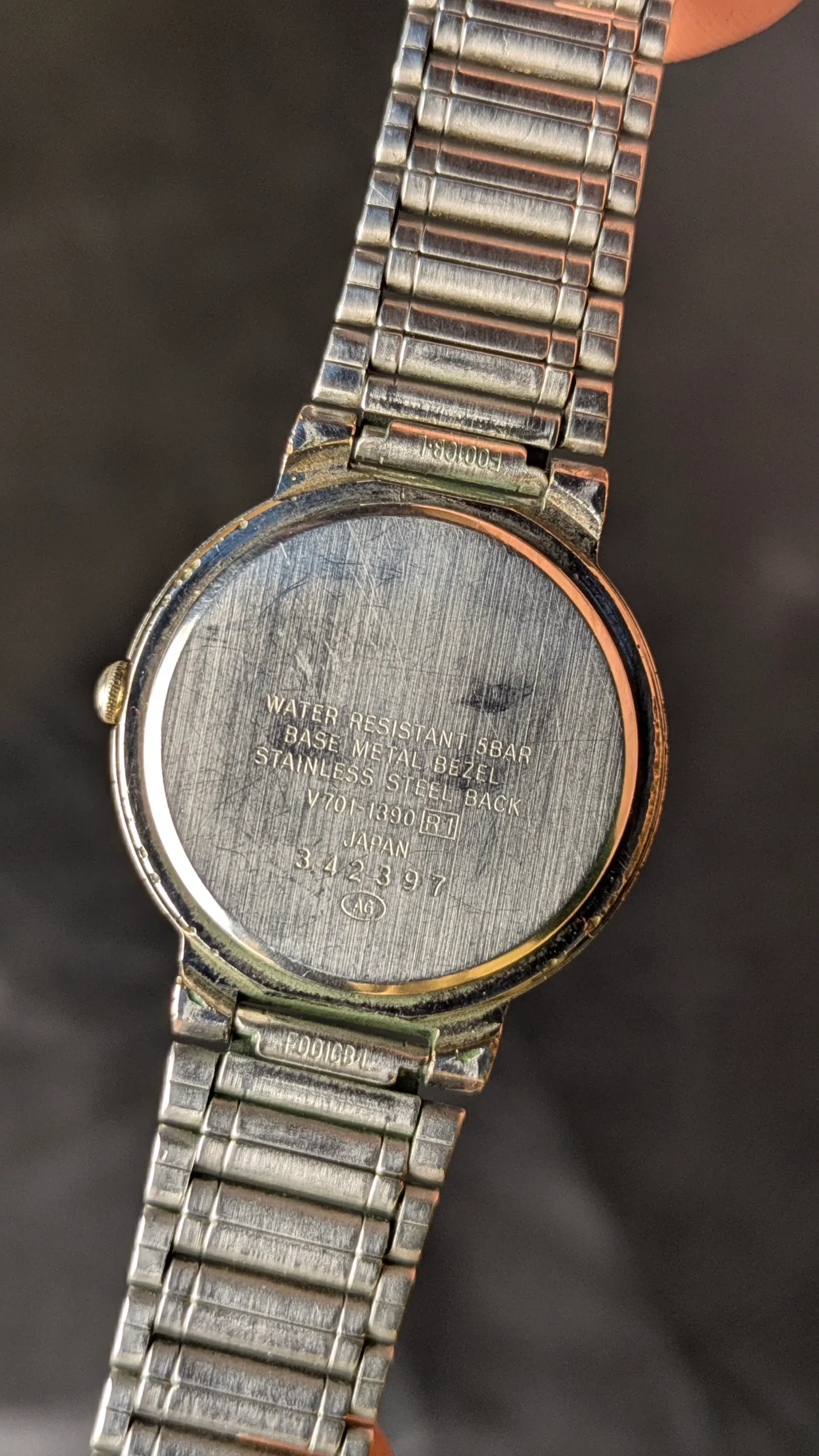 Vintage Alba Japan quartz Back wristwatch