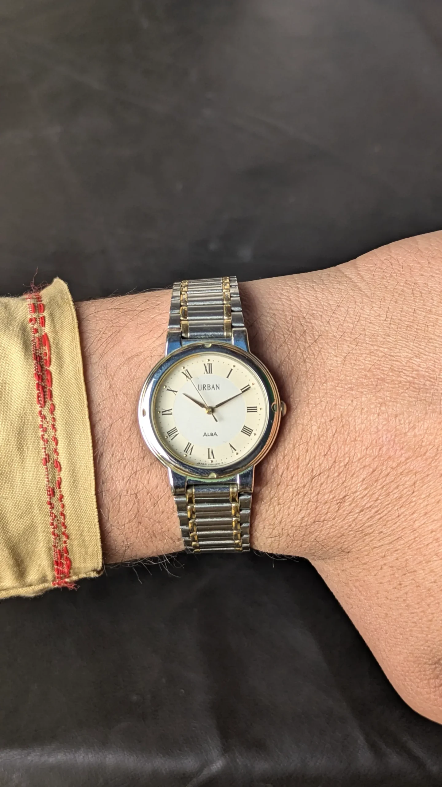 Urban Alba Roman numeral dial watch