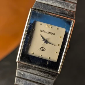 vintage valentino ladies watch stainless steel bracelet