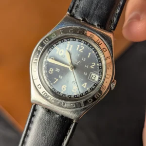 Swatch watch stainless steel back Swiss made