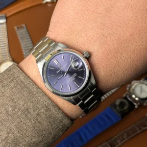 izax valentino watch on wrist modern classic style