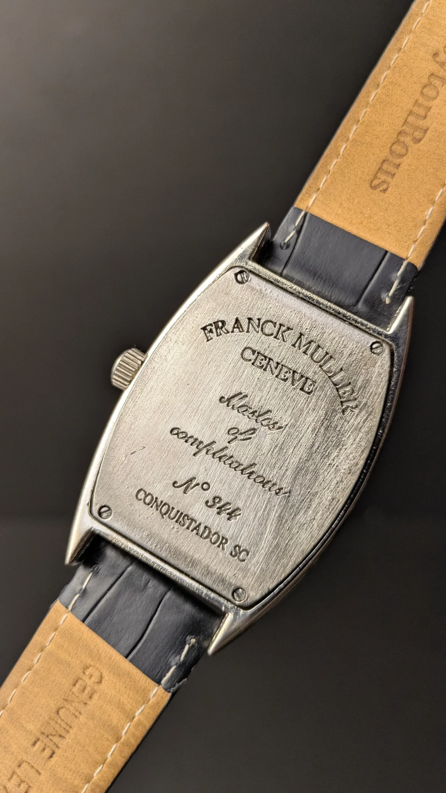 Back Luxury inspired Vegas dial designer watch