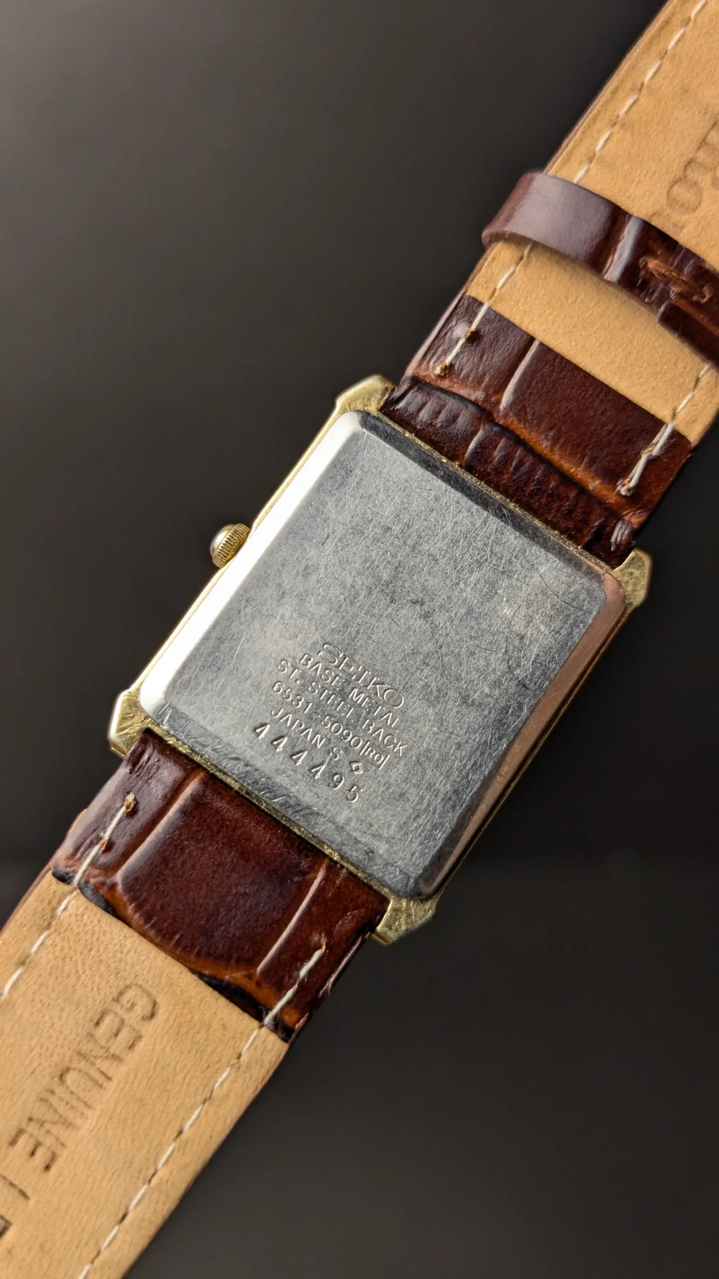 Back Case Of Seiko watch