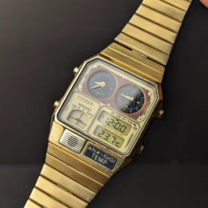 Vintage Citizen Ana-Digi Temp Watch