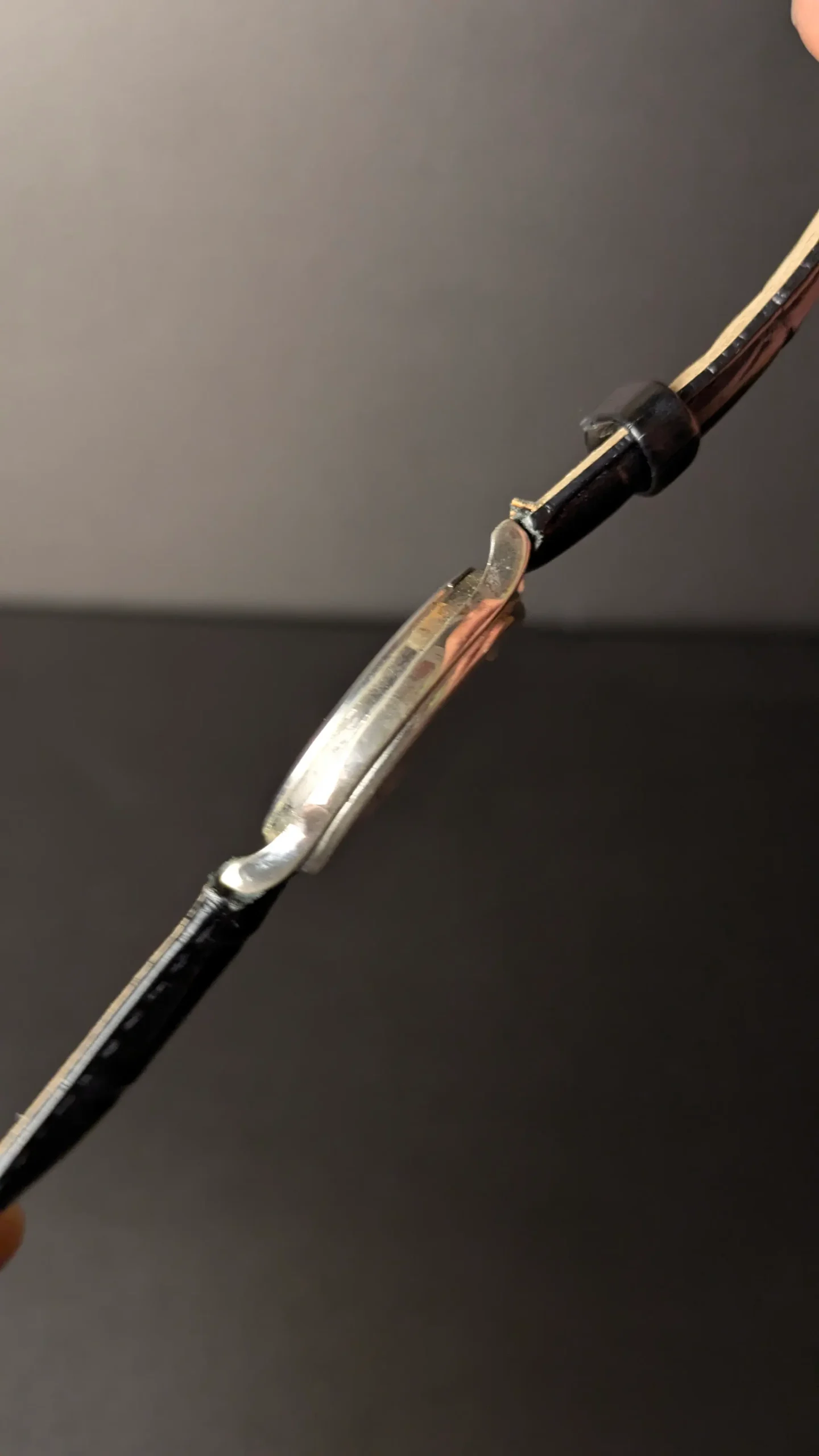 Side profile of BROUGNE quartz watch