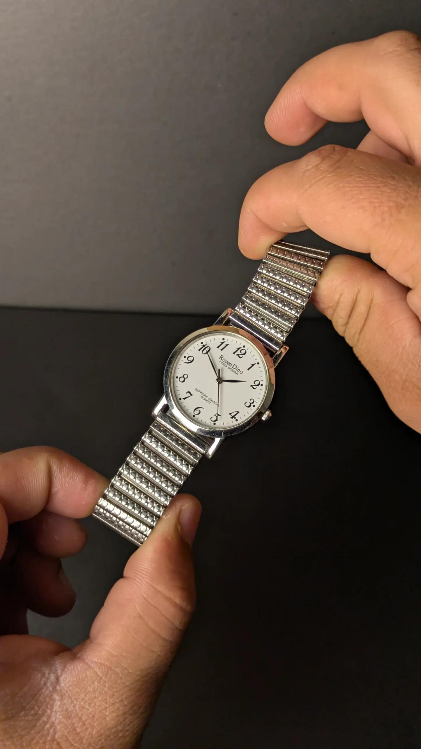 Roven Dino Paris Design quartz watch front view