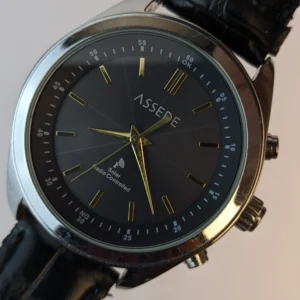 ASSERE solar radio controlled men wristwatch