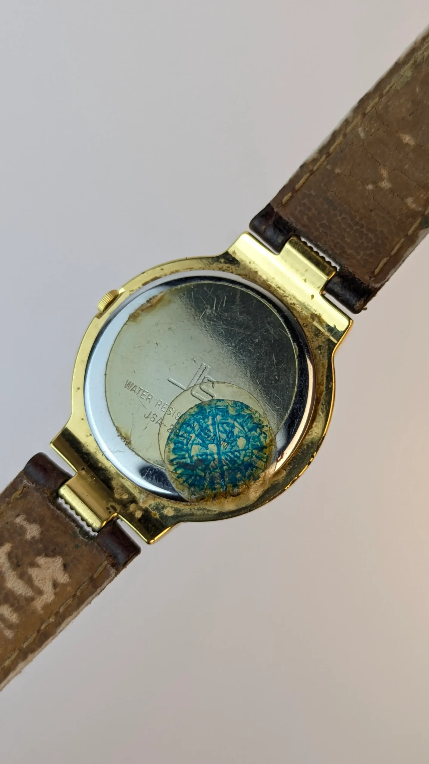Back side of Jean-Louis Scherrer watch