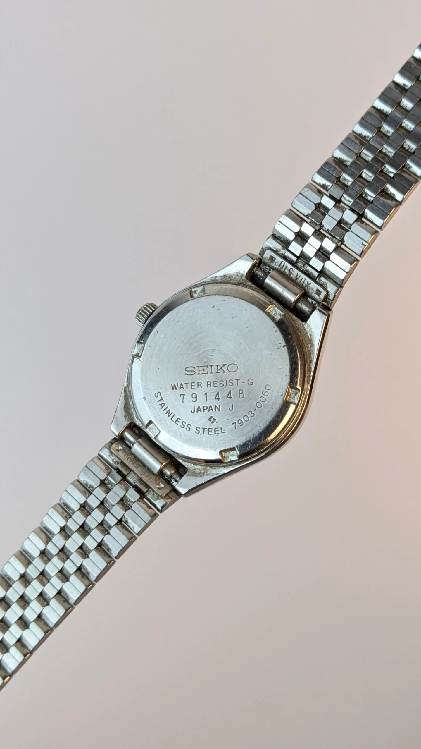 Back Side of Seiko ladies watch