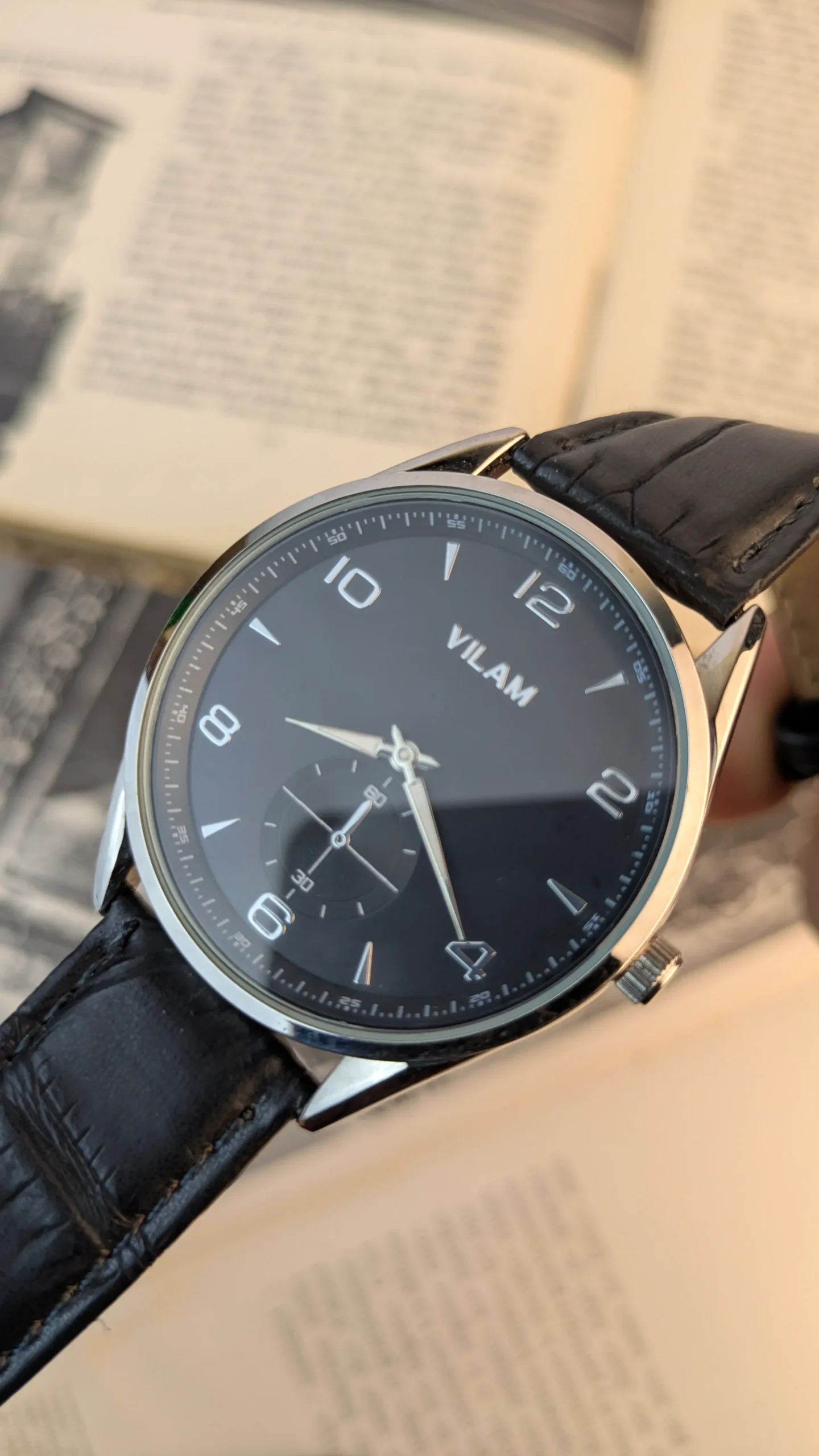 Vilam Classic Black Dial