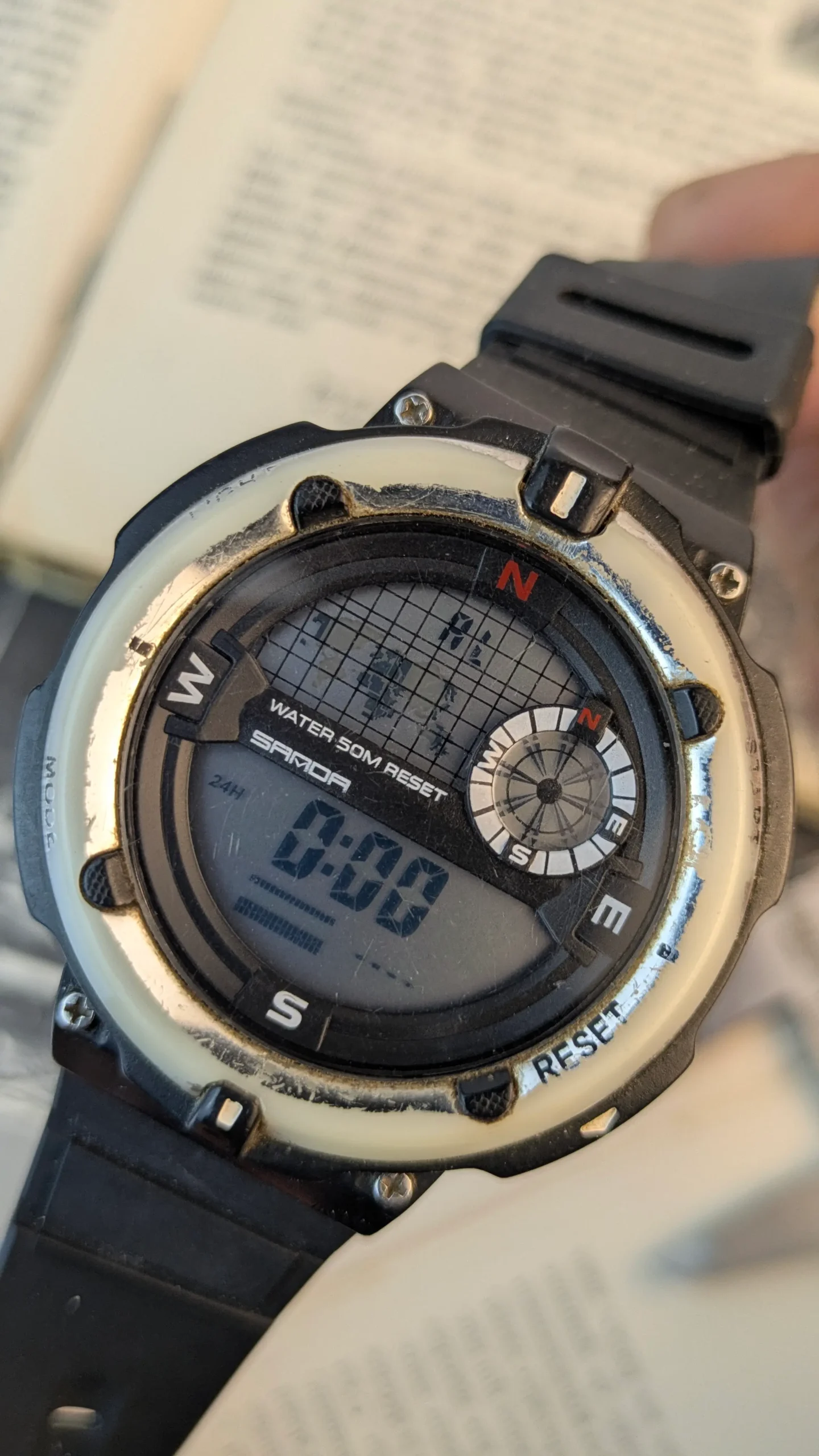 Sanda 45mm Digital Sports Watch