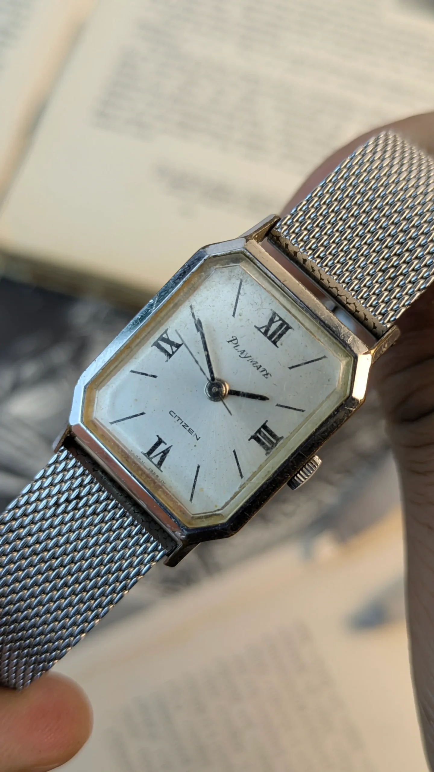 Vintage Citizen Playmate Swiss Manual Wind Watch