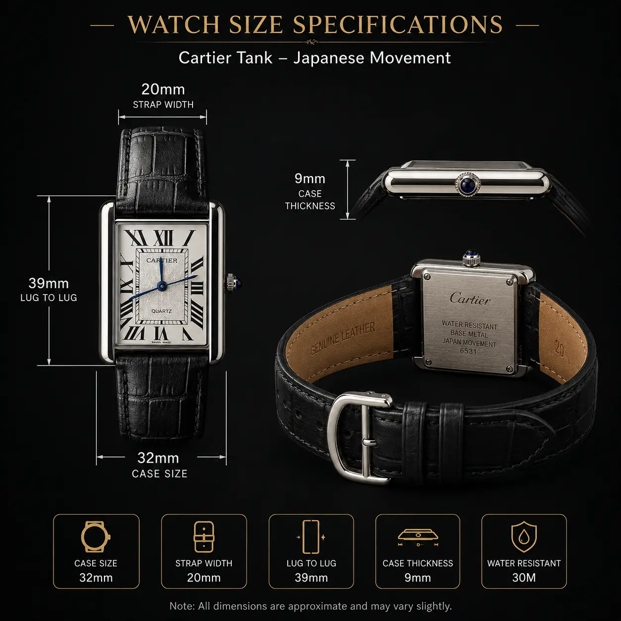 cartier size