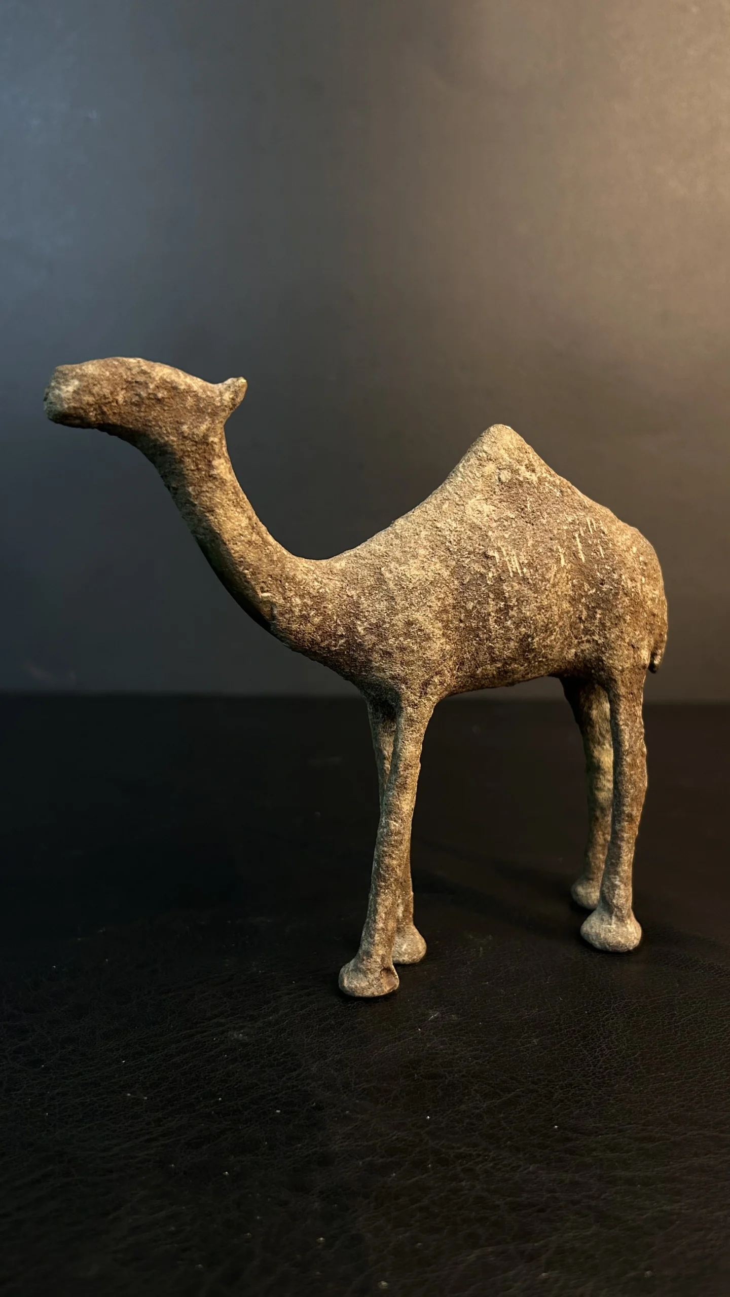 Handcrafted Rustic Camel Figurine