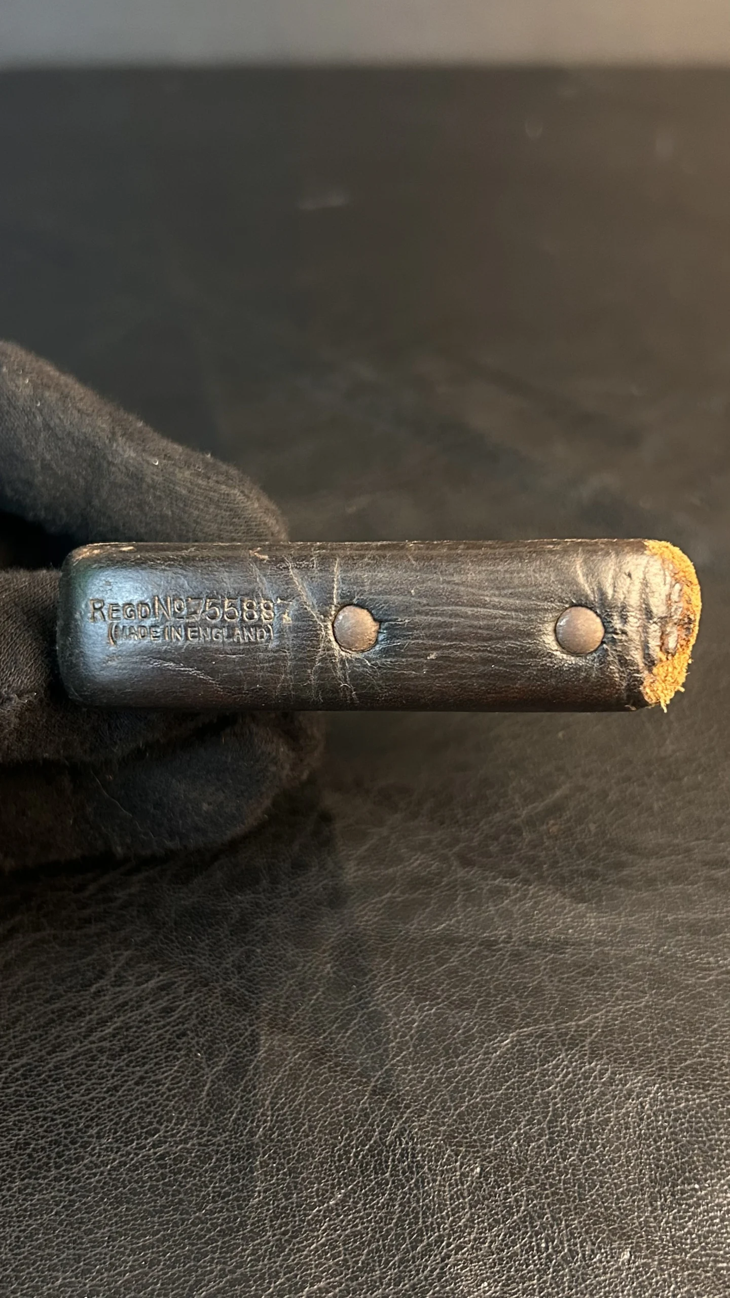 Vintage Leather Rifle Cartridge Holder Set - Image 3