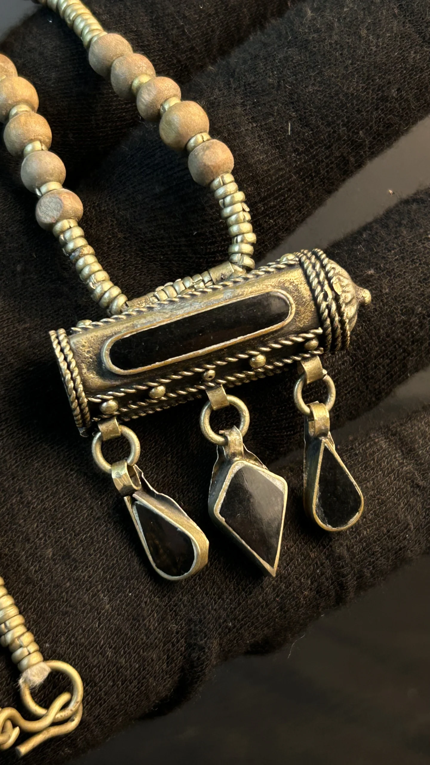 Vintage Tribal Pendant Necklace - Image 3