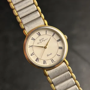 Vintage You Sporty Elegance Quartz Watch Two-Tone Roman Numeral Dress Watch