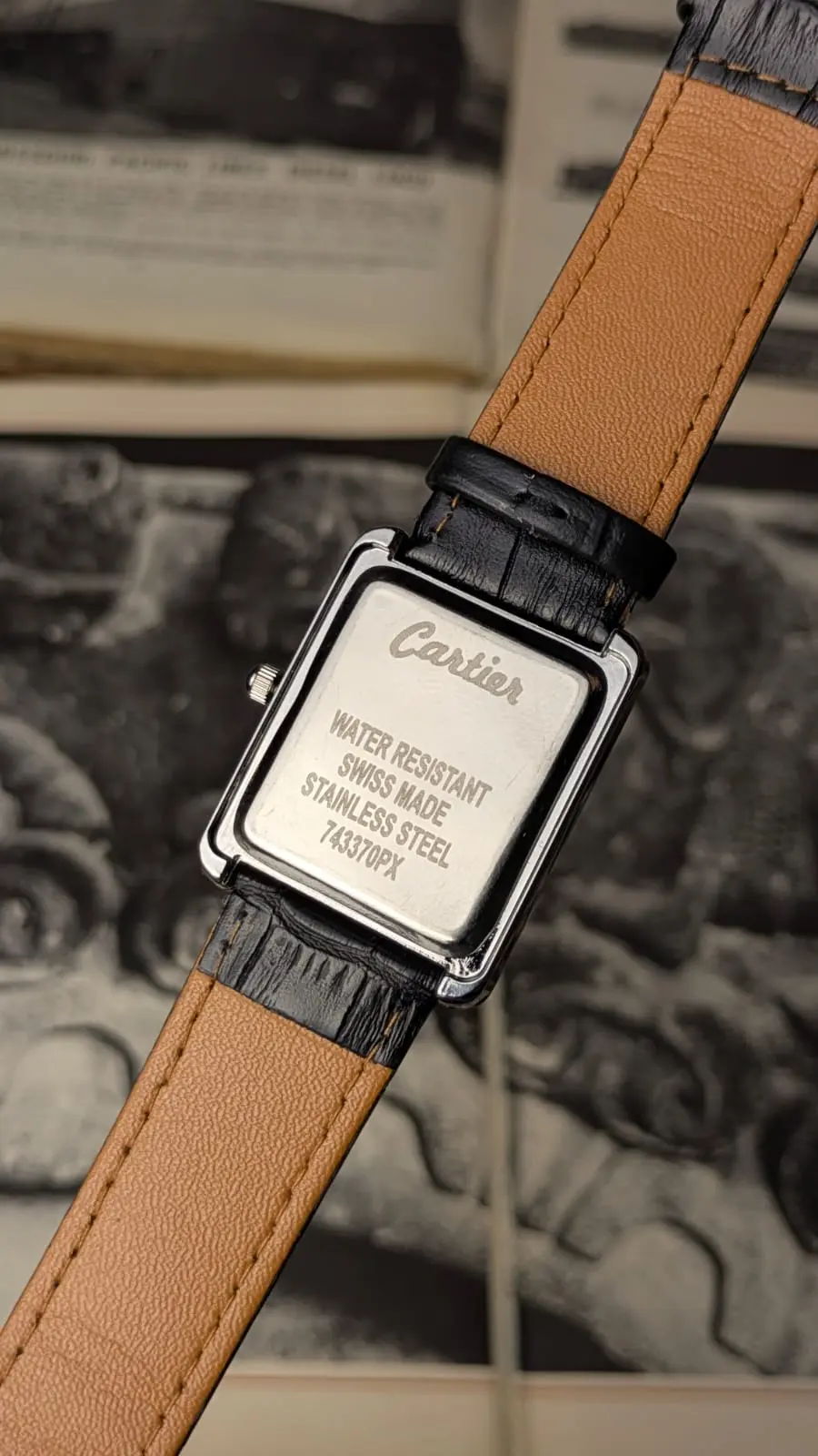 Cartier Watches Stainless Steel Case Back